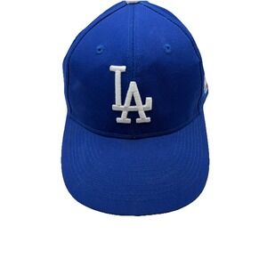 LA Dodgers Hat Cap Blue Snap Back 47 Brand MLB Baseball Side Logo